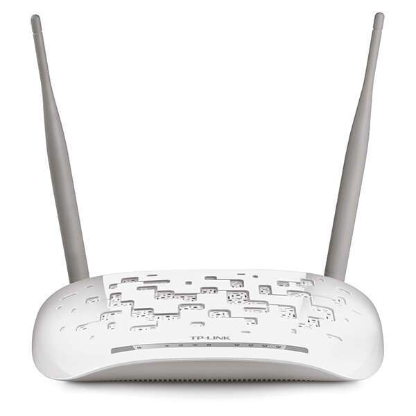 Беспроводной ADSL Модем, TP-Link TD-W8961N, 4 порта + Wi-Fi, 300 Mbps