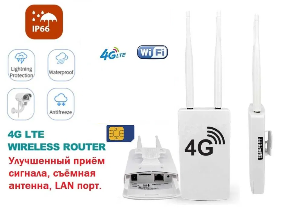 TIANJIE  CPE 905, WiFi Роутер 4G для наружного использования