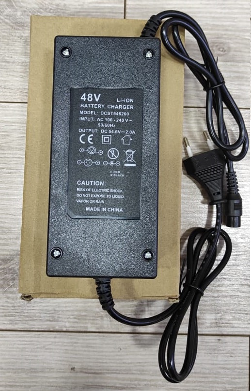 Зарядное устройство для 48V (54.6V, 2A), Kugoo M4/M4 Pro, GX16 3-контактный