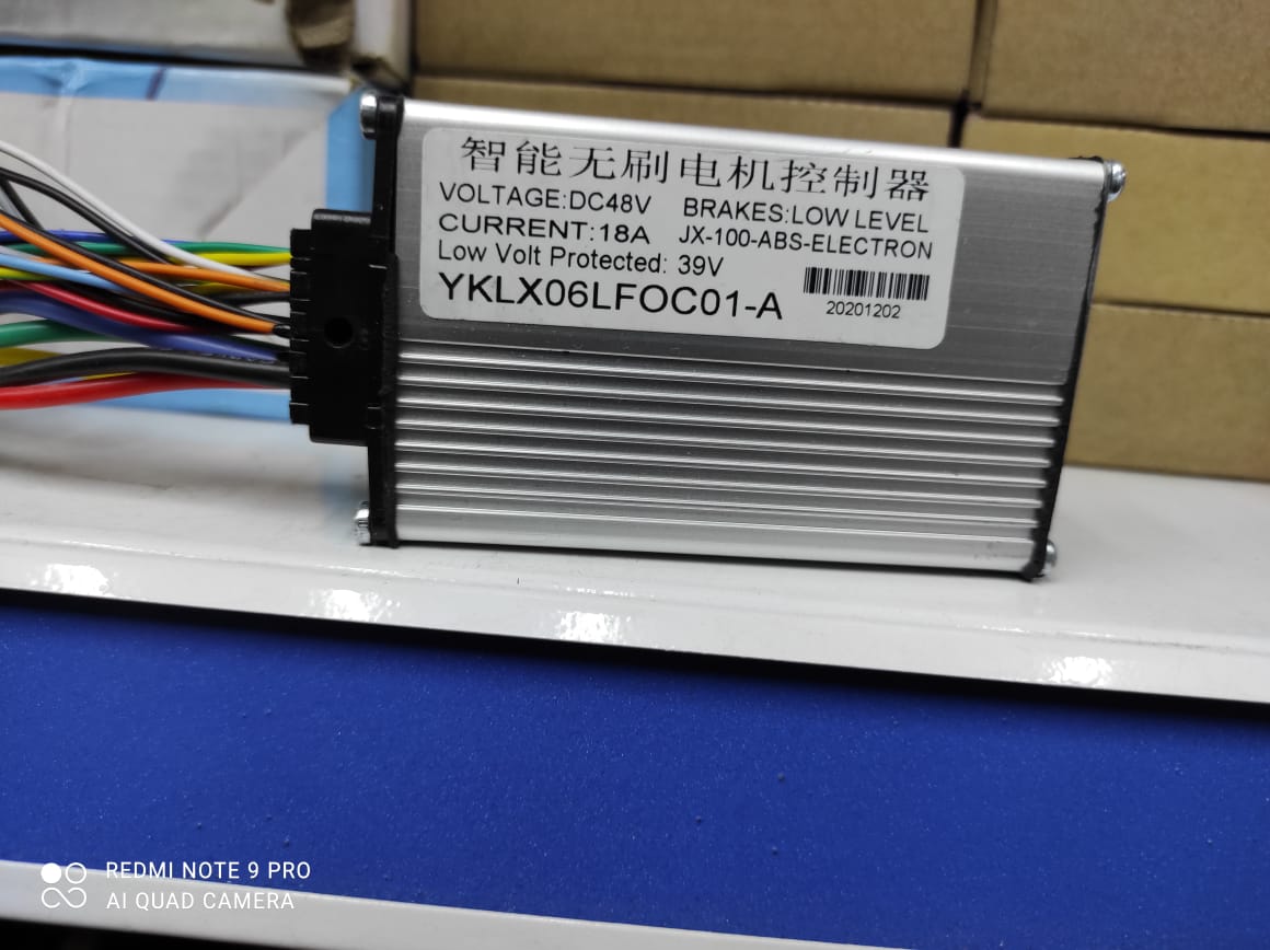Контроллер для электросамоката Kugoo,MaoMaoKu 48V, 18A YKLX06LFOC01-A