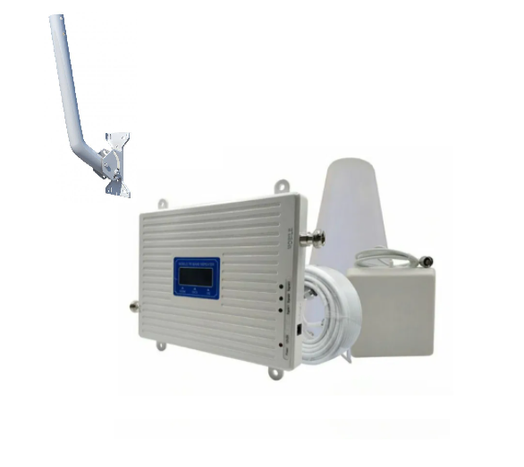 Усилитель сигнала сотовой связи (GSM-репитер) 2G/3G/4G, универсальный кронштейн Wispen UMB-500