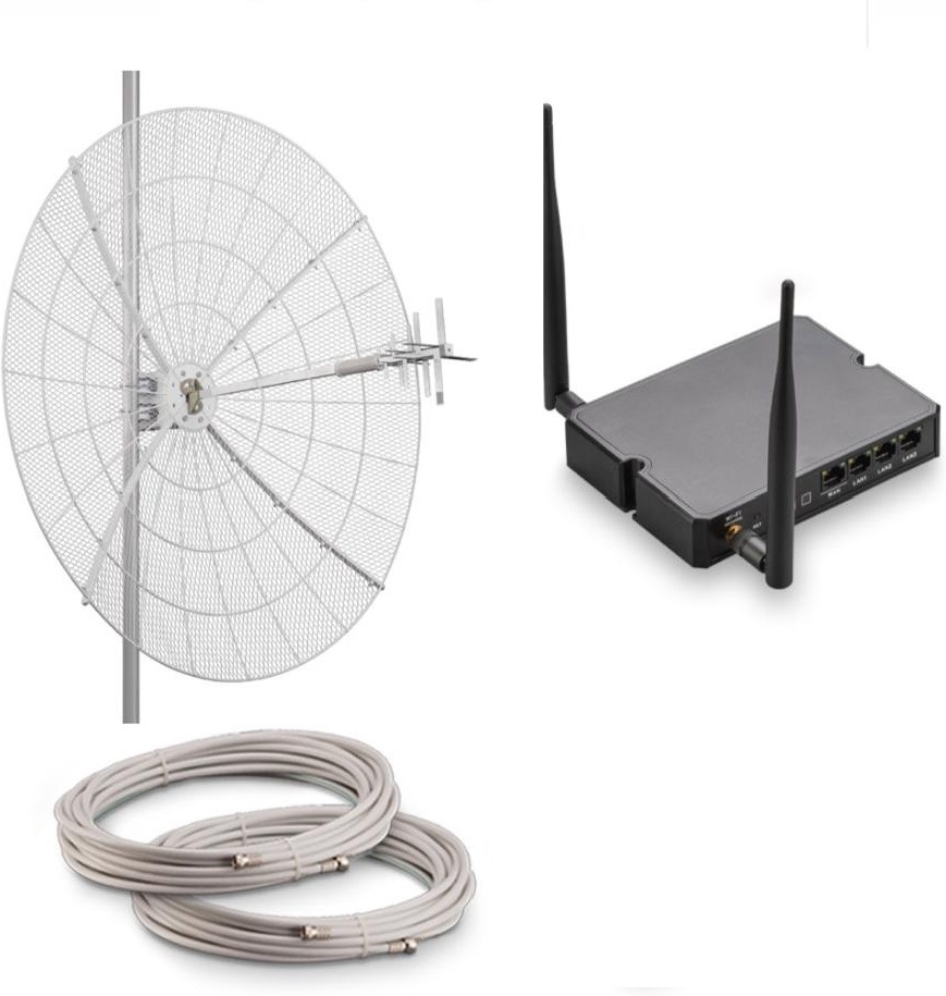 Усилитель интернет-сигнала Kroks KAA27-3G/4G-MR cat6