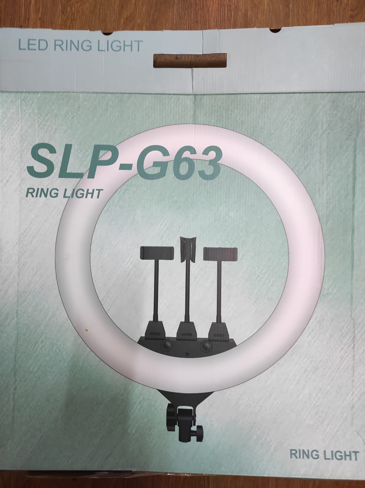 Кольцевая лампа SLP-G63, 56 см, сумка, 3 держатель