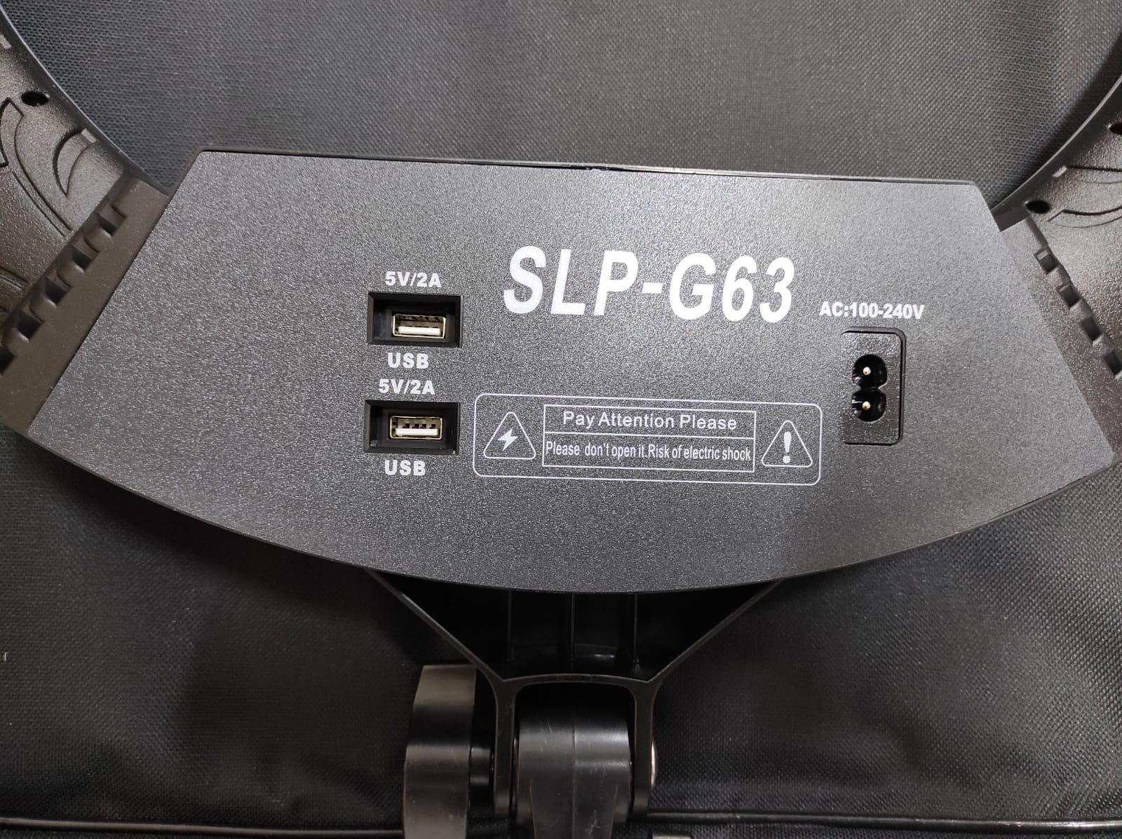 Кольцевая лампа SLP-G63, 56 см, сумка, 3 держатель