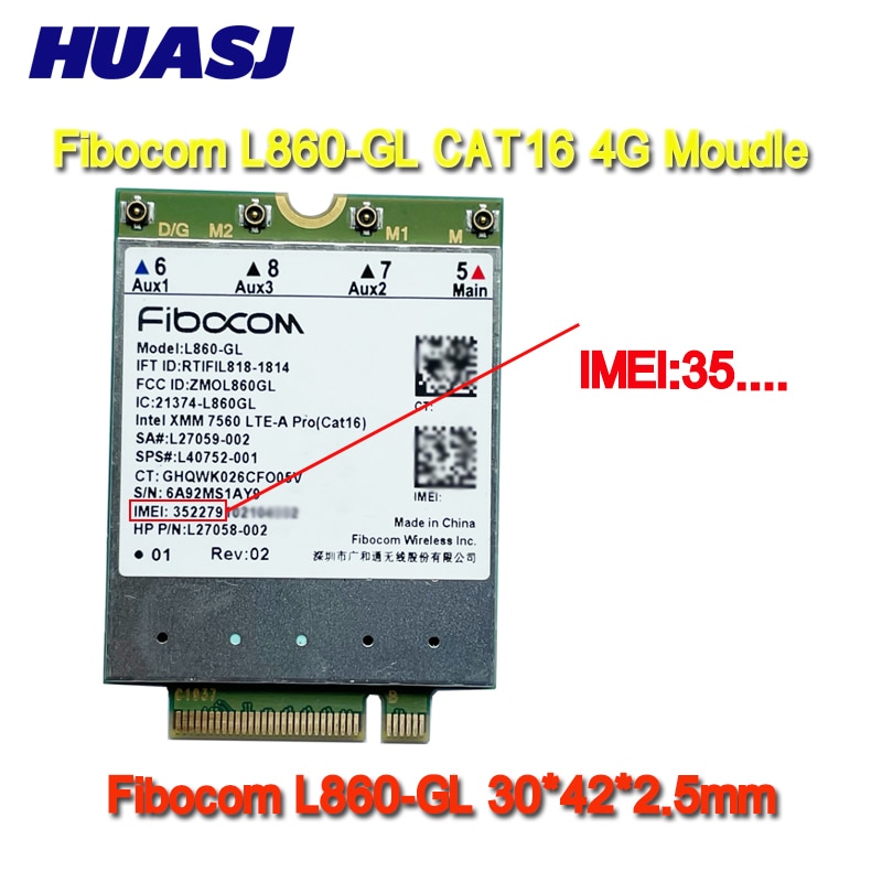 Модем 3G/4G M.2 Fibocom L860-GL