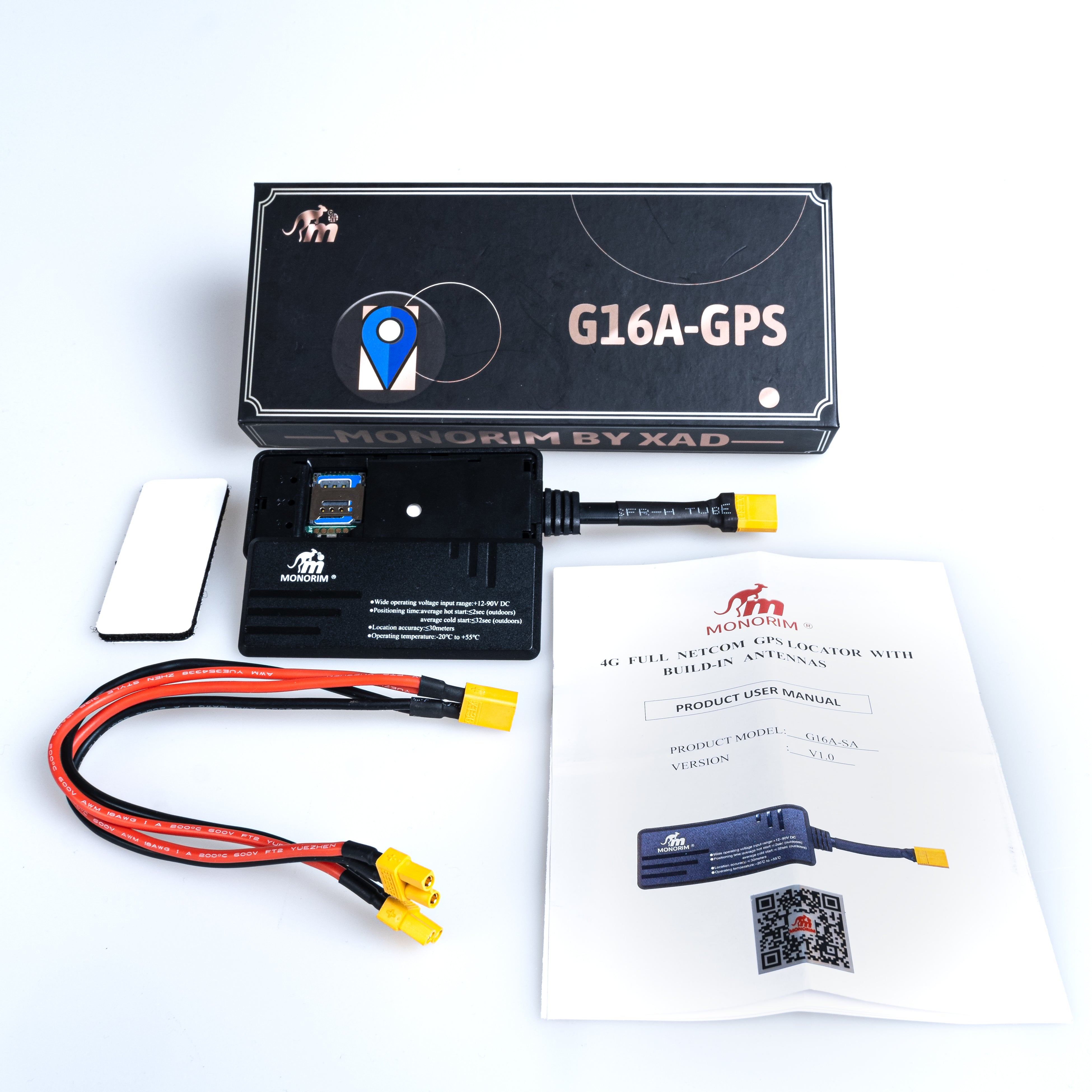 Трекер Monorim GPS G16A для Xiaomi m365, Pro, Pro2, Ninebot G30 Max 36V