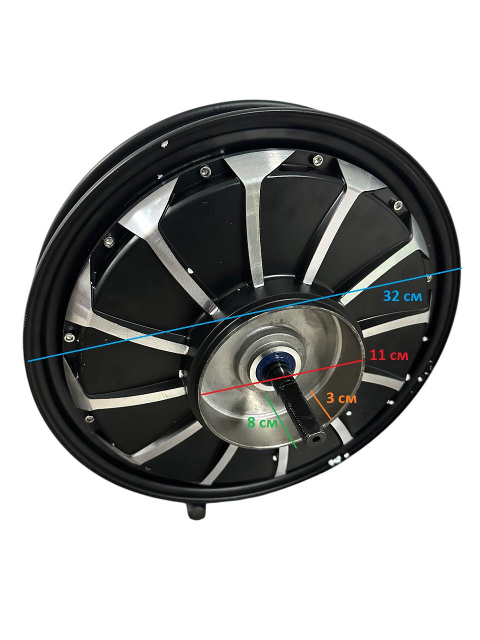 Мотор-колесо 16x2.50/3.00 60-72V 1000W для электровелосипеда