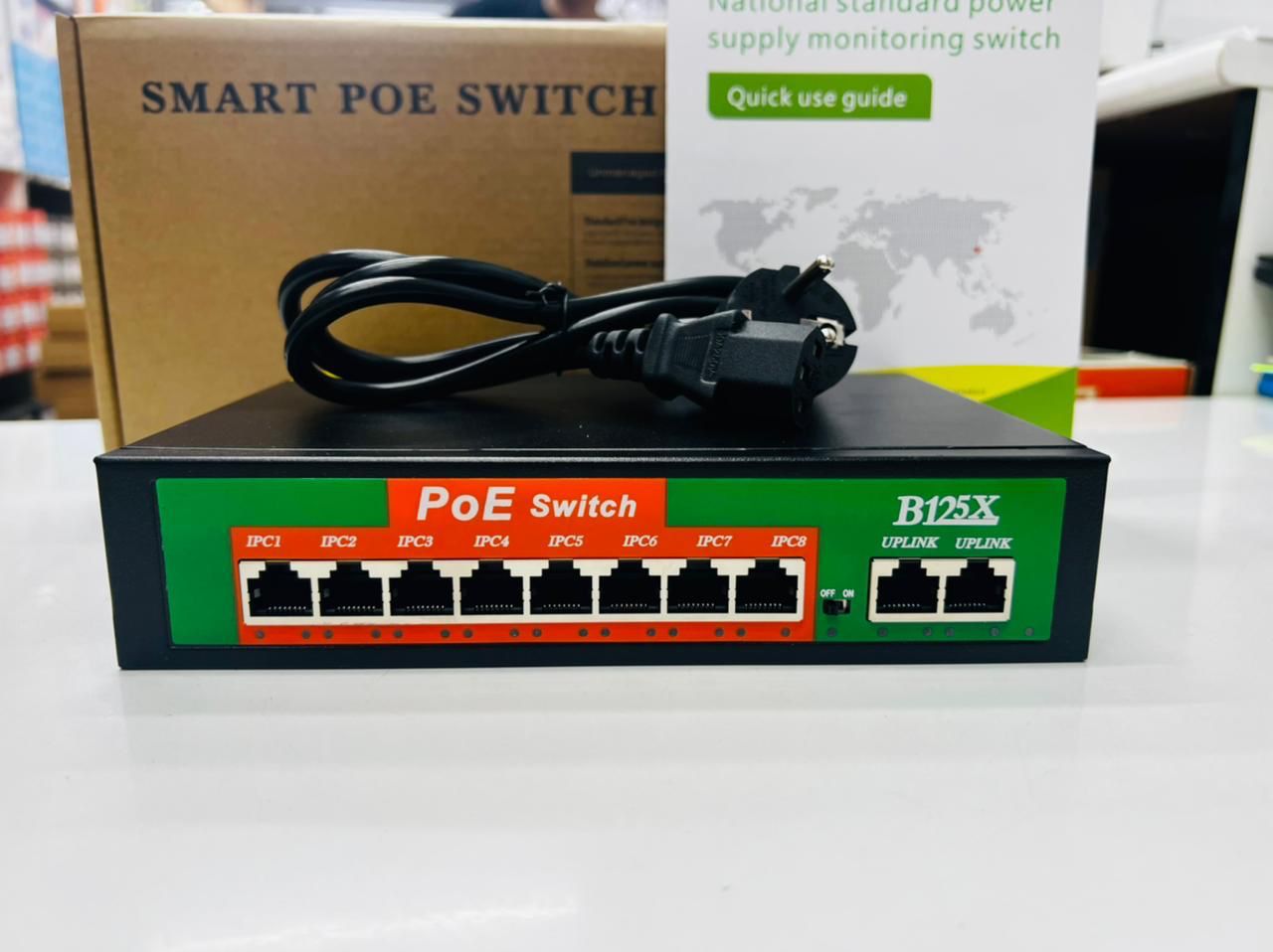 Poe switch/коммутаторы Poe 8 портовый, гигабитный